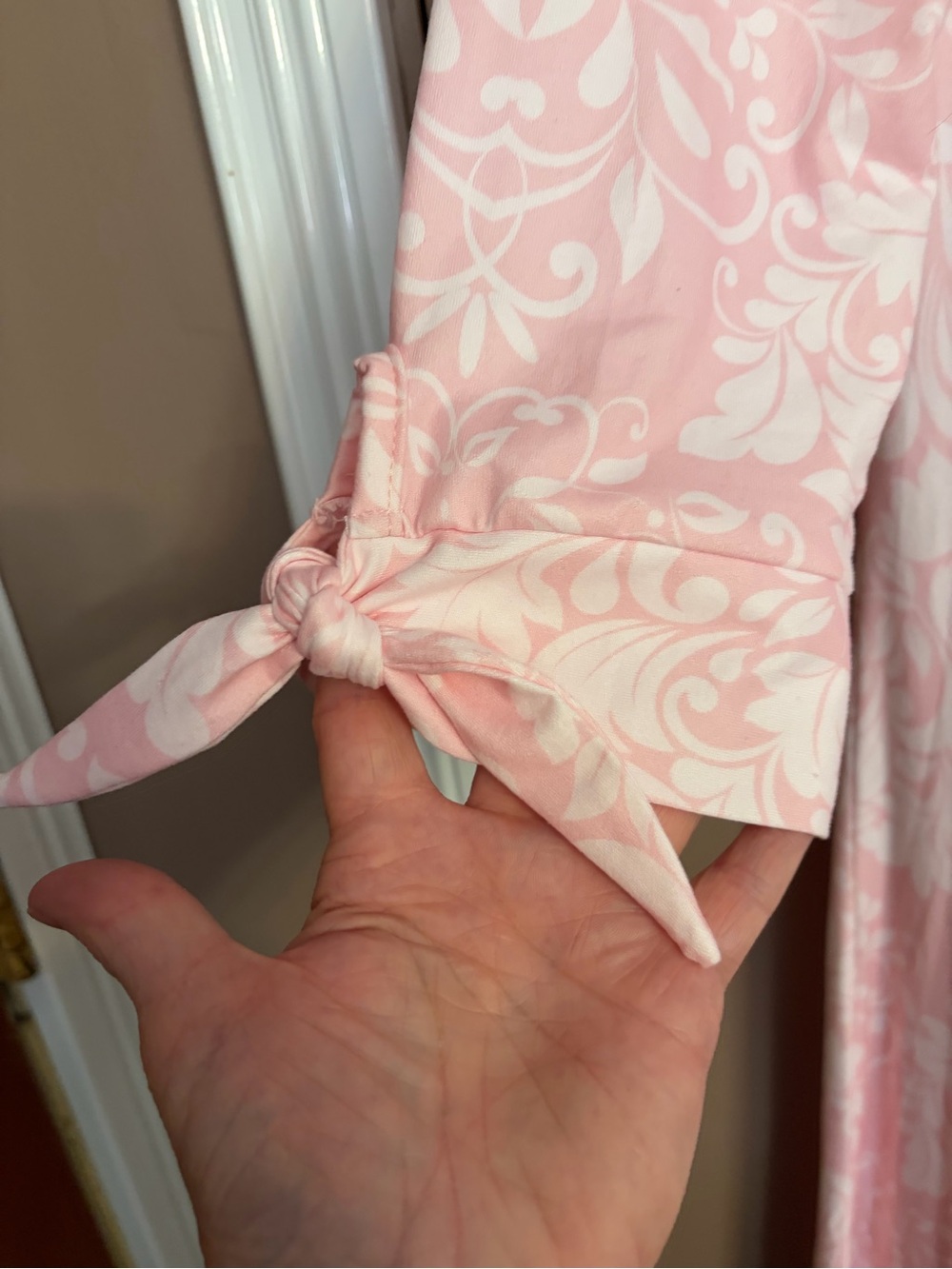 Nuggles Pink Damask Midi Dress - Picture 4 of 5